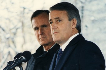 With George H.W. Bush