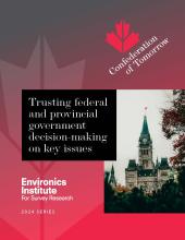 Confederation Of Tomorrow: Trusting Federal And Provincial Government Decision-Making On Key Issues